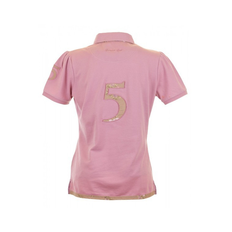 Tričko Polo růžové XL