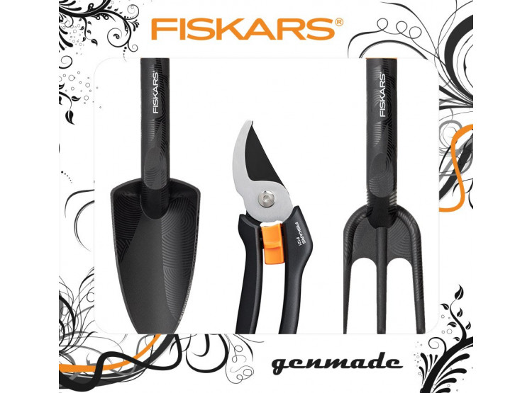Fiskars Dárková sada Solid V3, černá