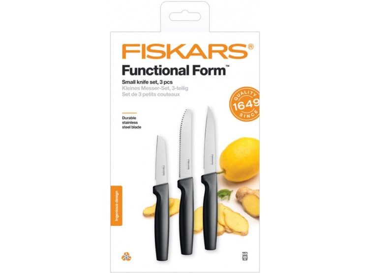 Fiskars Functional Form Set tří malých nožů 1057561
