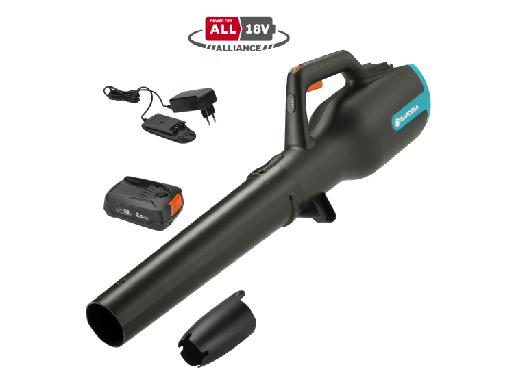 GARDENA PowerJet 18V P4A Set Akumulátorový foukač s baterií a nabíječkou