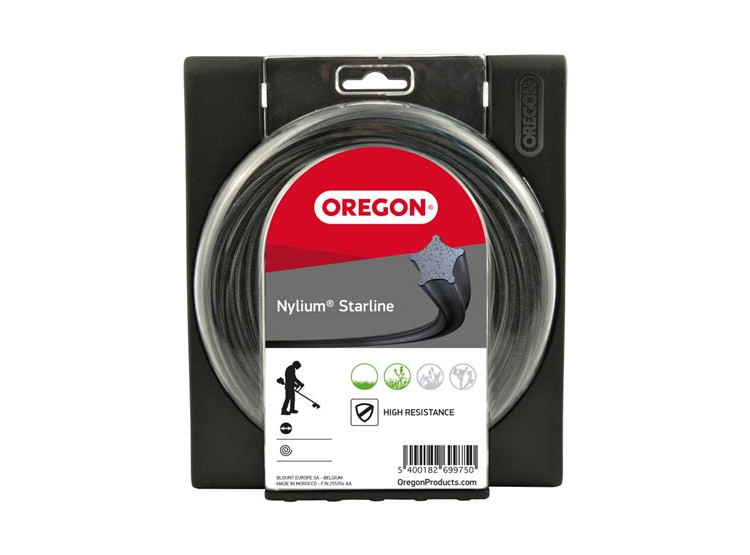 Oregon Nylium Starline žací struna hvězda Ø 3,0 mm × 60 m 104884
