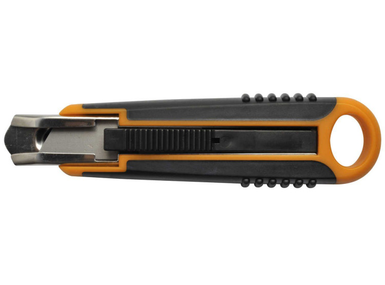 Fiskars bezpečnostní nůž s automatickým zasouváním čepele 18 mm – 1004683
