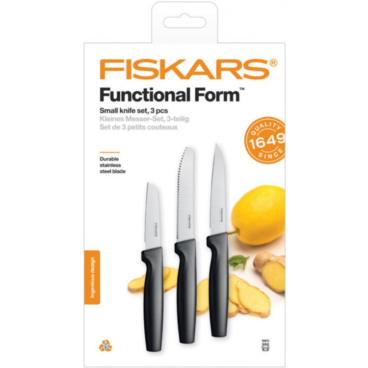 Fiskars Functional Form Set tří malých nožů 1057561