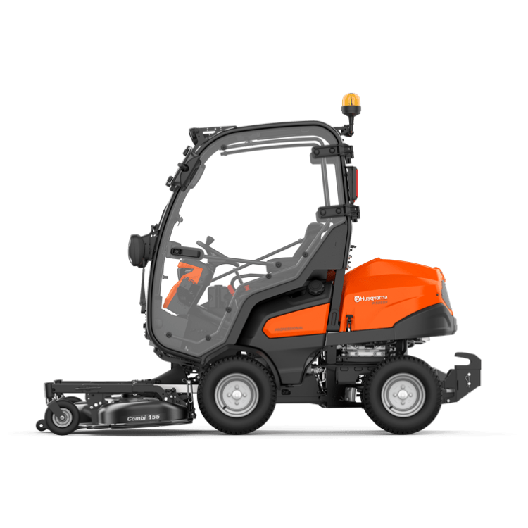Husqvarna P525DX s kabinou rider bez žacího ústrojí