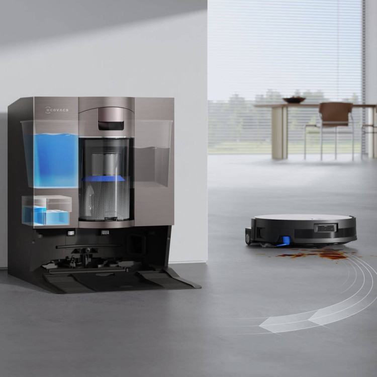 ECOVACS Deebot X11 OmniCyclone Silver domácí vysavač 2v1