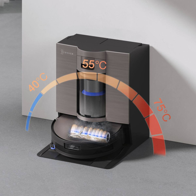 ECOVACS Deebot X11 OmniCyclone Silver domácí vysavač 2v1