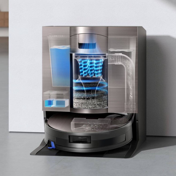 ECOVACS Deebot X11 OmniCyclone Silver domácí vysavač 2v1