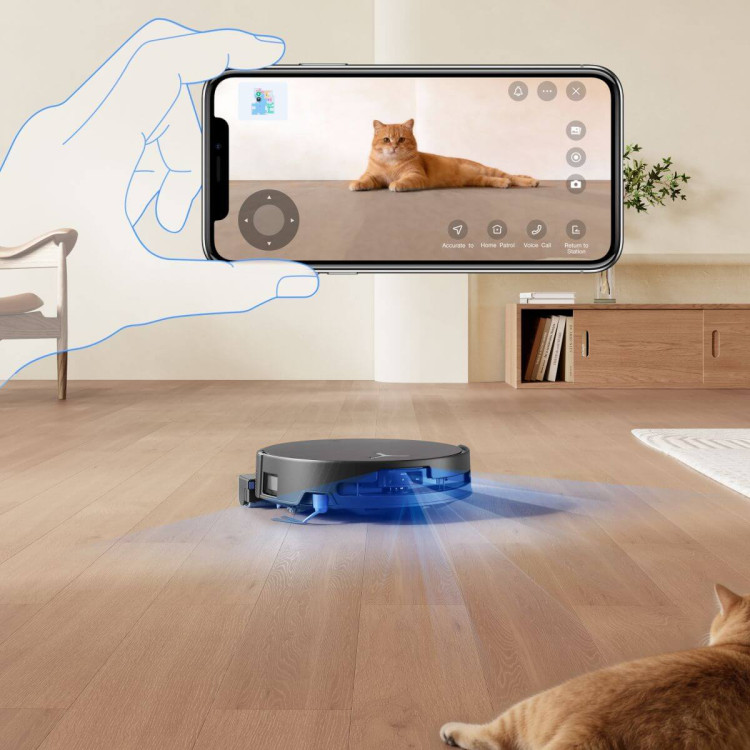 ECOVACS DEEBOT T90 PRO OMNI BLACK domácí vysavač 2v1