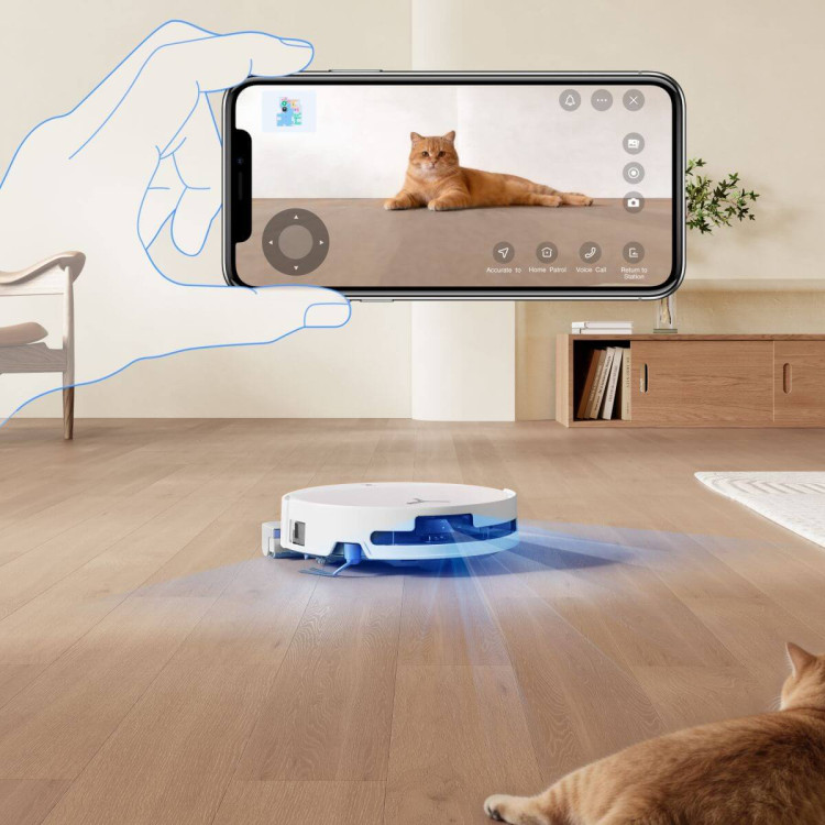 ECOVACS DEEBOT T90 OMNI WHITE domácí vysavač 2v1