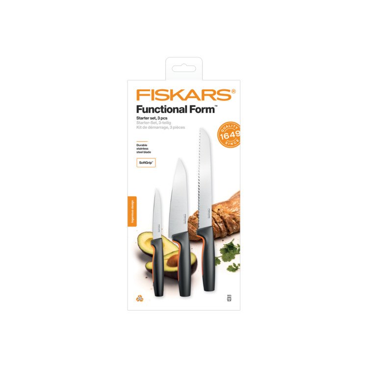 Fiskars Functional Form startovací sada 3 nožů 1057559