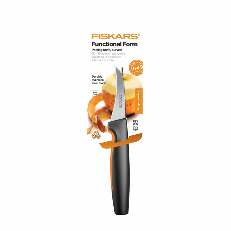 Fiskars Functional Form loupací nůž se zahnutou čepelí 7 cm 1057545