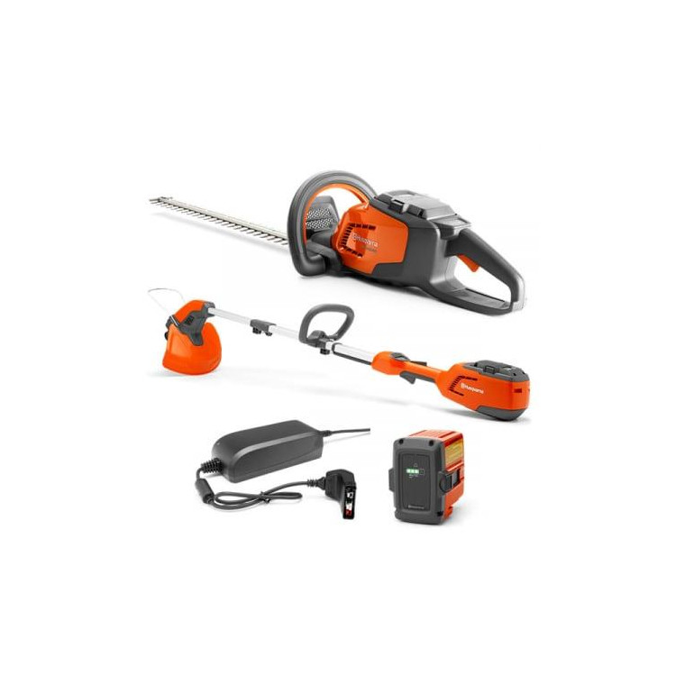 Husqvarna sada 115iL + 115iHD45 s akumulátorem a nabíječkou 9679572-01 aku vyžínač a plotostřih