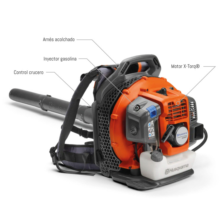 Husqvarna 345BT benzínový zádový foukač 9704669-03