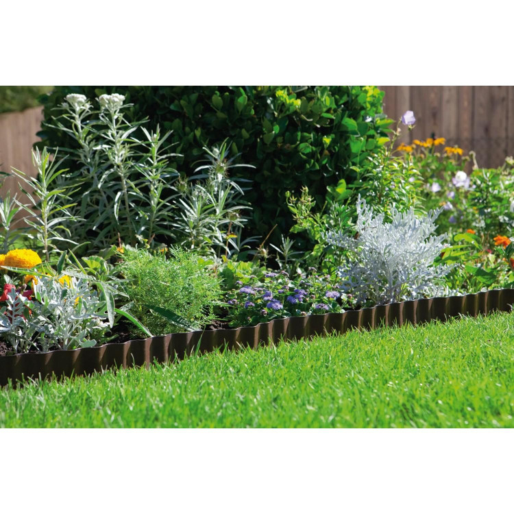 GARDENA obruba záhonů hnědá 15 cm × 9 m – 9008468-01