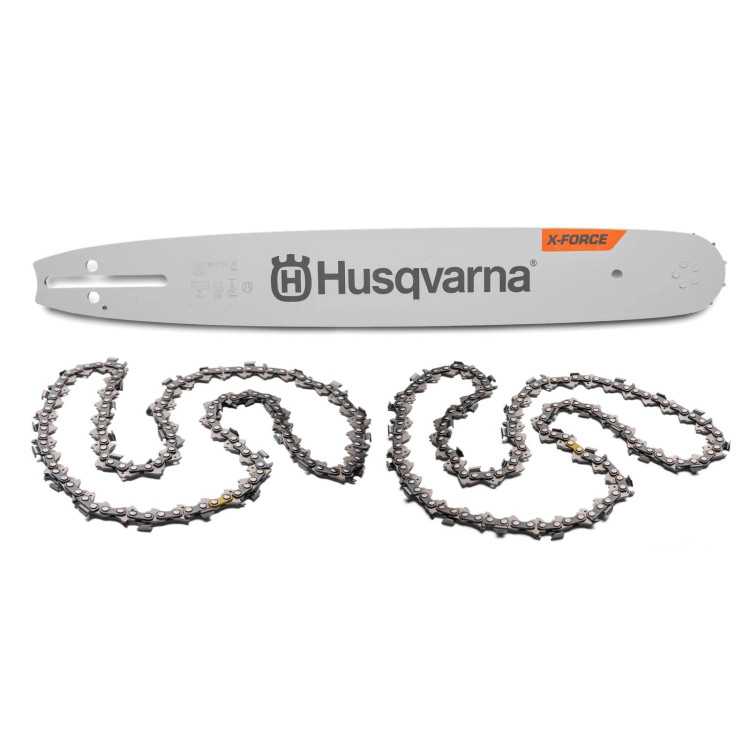 Husqvarna řezná sada X-Force 18" .325" 1,3 mm + 2× řetěz X-CUT SP33G 72 čl. 5478981-72