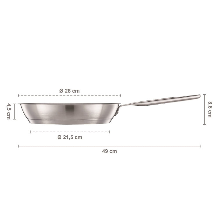 Fiskars All Steel pánev 26 cm 1064744