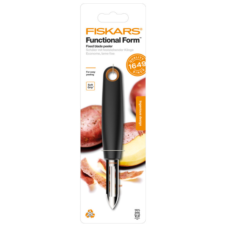 Fiskars Functional Form pevná škrabka na ovoce a zeleninu 1014418