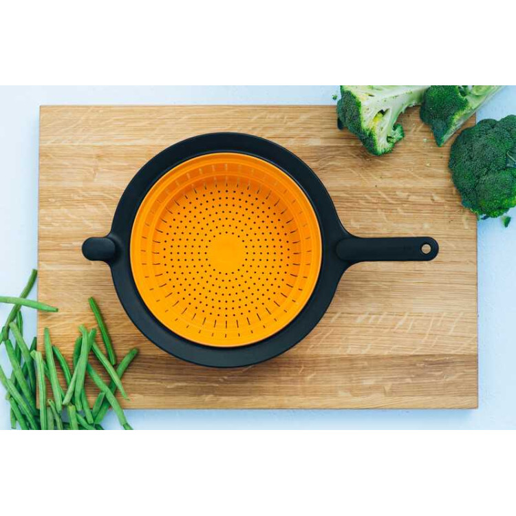 Fiskars Functional Form skládací cedník a pařák 26 cm 1027304