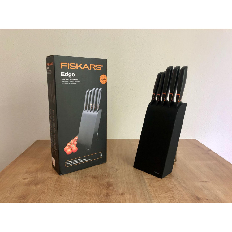 Fiskars Edge sada 5 kuchyňských nožů v bloku – 1003099