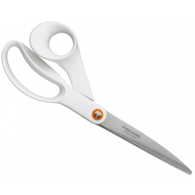 Fiskars Functional Form™ velké univerzální nůžky 24 cm, bílé – 1020414
