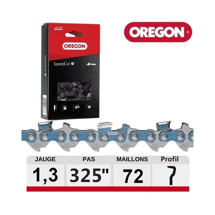Oregon SpeedCut 95TXL pilový řetěz .325", 1,3 mm, 72 článků, 18" – 95TXL072E