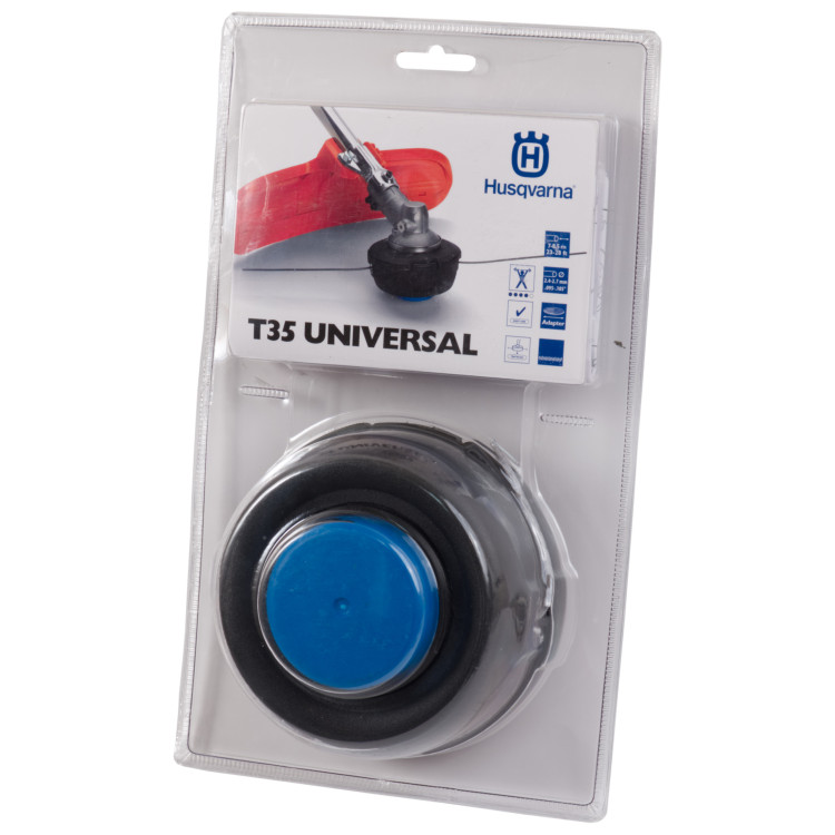 Husqvarna T35 Universal poloautomatická strunová hlava se sadou adaptérů 5784494-01