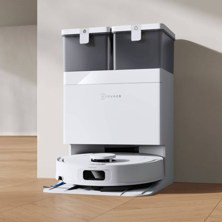 ECOVACS DEEBOT T30e OMNI WHITE – robotický vysavač s mopováním a stanicí OMNI