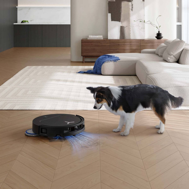 ECOVACS DEEBOT T50 OMNI Gen3 BLACK – robotický vysavač s mopováním a stanicí OMNI