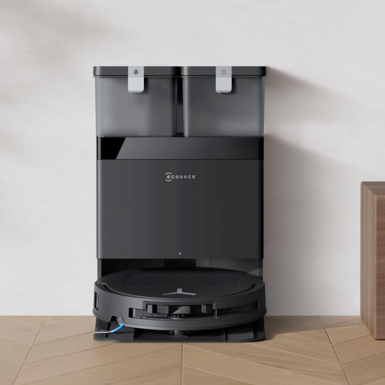 ECOVACS DEEBOT T50 OMNI Gen3 BLACK – robotický vysavač s mopováním a stanicí OMNI