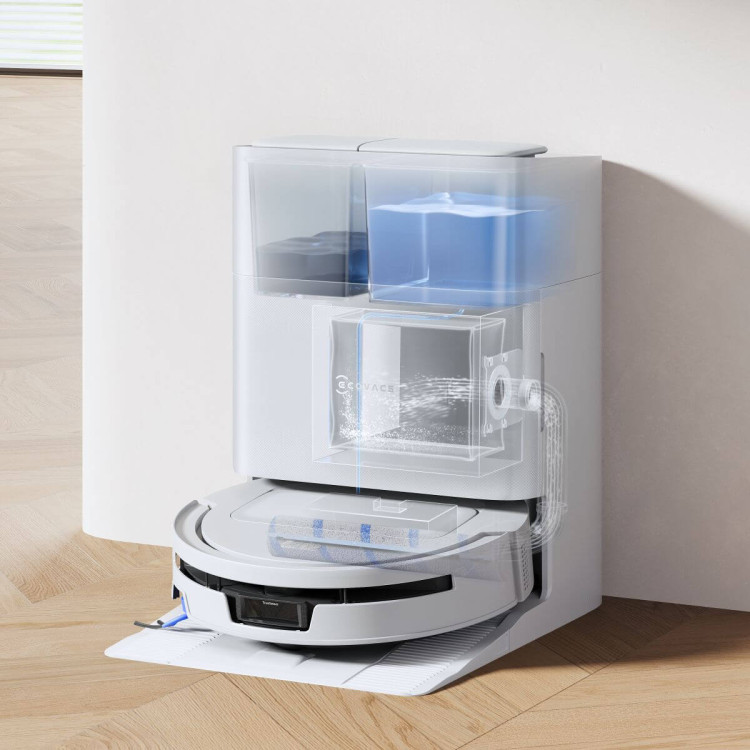 ECOVACS DEEBOT T90 MAX OMNI WHITE – robotický vysavač s mopováním a stanicí OMNI