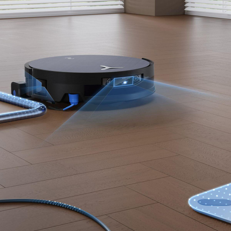ECOVACS DEEBOT X12 OMNICYCLONE SILVER – robotický vysavač s mopováním