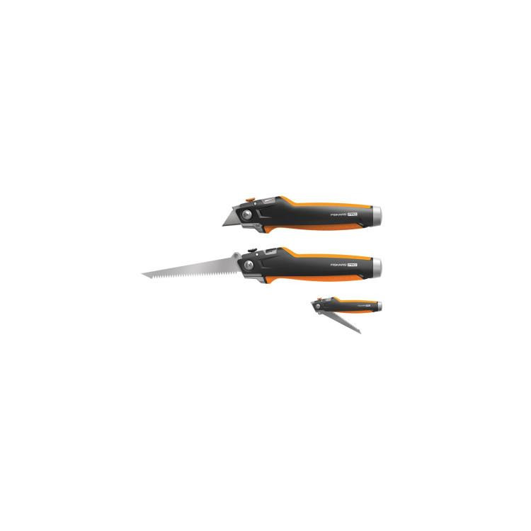 Fiskars Pro CarbonMax – univerzální nůž s pilkou na sádrokarton 1027226