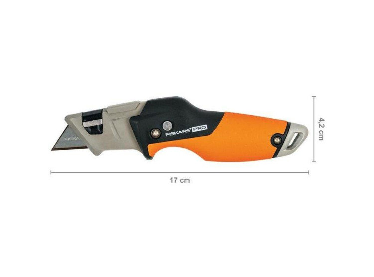 Fiskars Pro CarbonMax – univerzální skládací nůž 160 mm 1027224