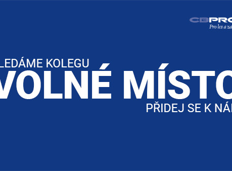 CB PROLES a.s. nabízí volné místo - přidejte se k nám!